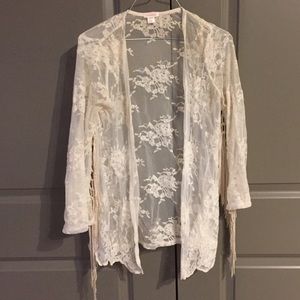 Lace Kimono Cardigan